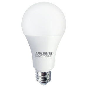 Bulbrite 774143 LED11A19/830/D/3 11W LED A19 3000K 120V E26 DIMMABLE ENERGY STAR UL ENCLOSED
