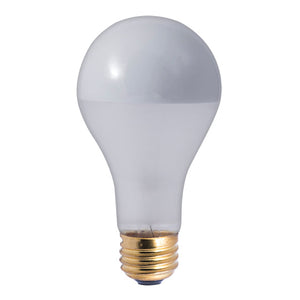 Bulbrite 717100 100A21F/SB 100W A21 INSIDE FROST SILVER BOWL E26 120V