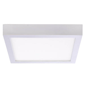 Bulbrite 773150 LED15DL/7/930/SLSQ/J/D 15W LED 7'' FLUSH MOUNT SILVER SQUARE DIMMABLE JA8 3000K 120V