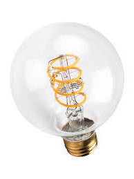 Bulbrite 776512 LED4G25/22K/FIL-NOS/CURV/SPIRAL 4W G25 NOSTALGIC