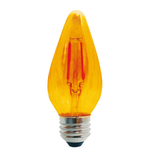 Bulbrite 776581 LED4F15/21K/FIESTA/AMB 4W F15 E26 AMBER