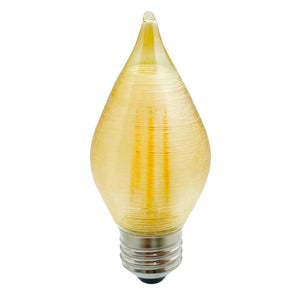 Bulbrite 776593 LED4C15/21K/FIL/SPUN/AMB 4W C15 E26 AMBER