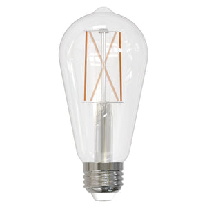 Bulbrite 776767 LED8ST18/27K/FIL/3/JA8 8.5W LED ST18 2700K FILAMENT FULLY COMPATIBLE DIMMING JA8