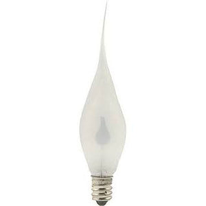 Bulbrite 411003 SF/F3CTC 3W CA5 FLICKER SILICONE 15MM E12 120V