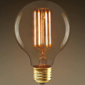 Bulbrite 776800 LED5G25/22K/FIL-NOS/3 5W LED G25 2200K Filament Nostalgic Medium Base