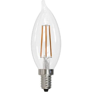 Bulbrite 776628 LED5CA10/27K/FIL/E12/3 5W LED CA10 2700K Filament