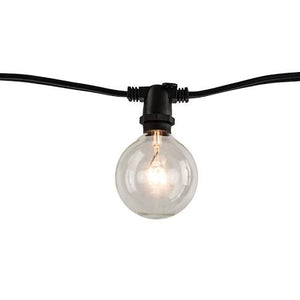 Bulbrite 810054 STRING10/E12/BLACK-G16KT String Light 10 Sockets G16 Bulb
