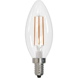Bulbrite 776627 LED5B11/30K/FIL/E12/3 5W LED B11 3000K Filament E12 Clear