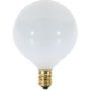 Bulbrite 391015 15G16WH2 15W G16.5 Globe 120V