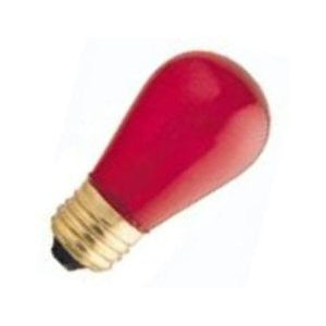 Halco 105334 S14RED11C 11W S14 RED CERAMIC 130V