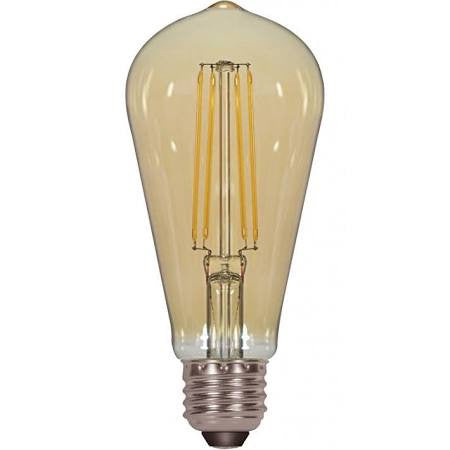 Replacement for Satco S9585 4.5ST19/AMB/LED/E26/20K/120V LED ST19 120 Volts 4.5 Watts Medium 2200K - NOW S9578