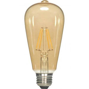 Satco S9577 2.5ST19/AMB/LED/E26/20K/120V 25W Equivalent Decorative ST19 Filament