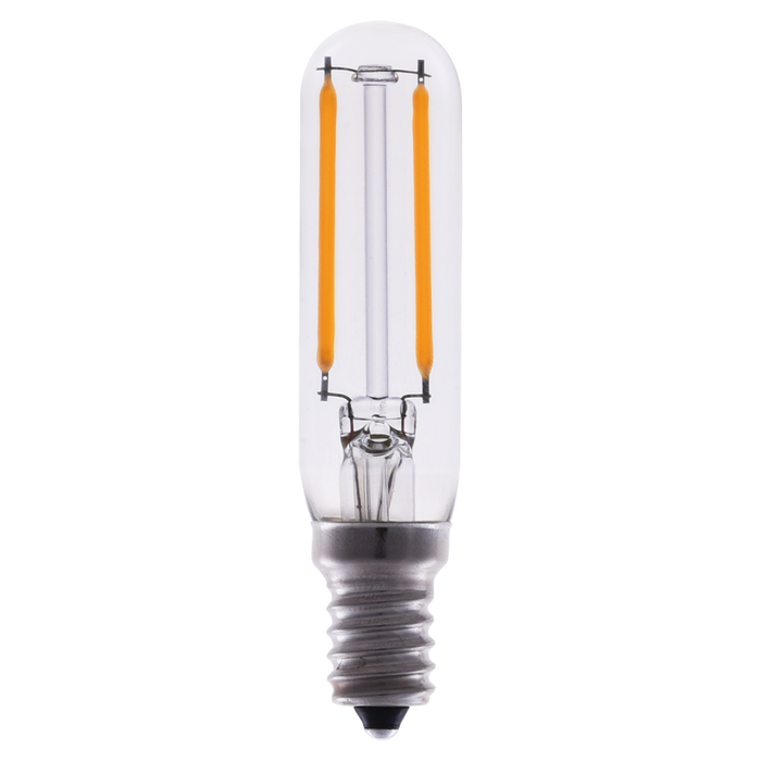 Eiko 09865 LED2WT6E12/FIL/827-DIM-G7 LED Advantage Filament T6 320 Deg, 2W 120lm Dimmable 80CRI 2700K E12 120V