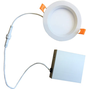 Bulbrite 773212 LED9JBOXDL/4/840/WHRD/D 9W LED 4" RECESSED DOWNLIGHT W/ METAL JBOX WHITE ROUND DIMMABLE 80CRI 4000K 120V