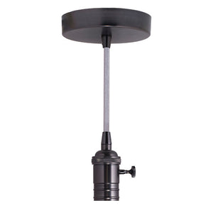 Bulbrite 810086 PEND/HW/CONTEMP/BLK-MULT PEND DIR WIRE CONTEMP SOCKET BLACK-MULTI CORD