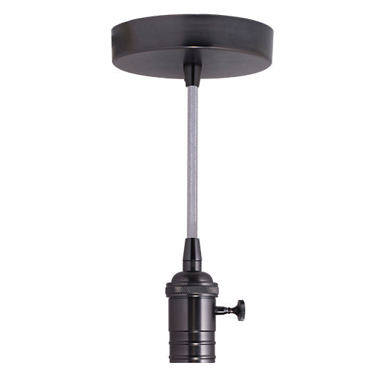 Bulbrite 810086 PEND/HW/CONTEMP/BLK-MULT PEND DIR WIRE CONTEMP SOCKET BLACK-MULTI CORD