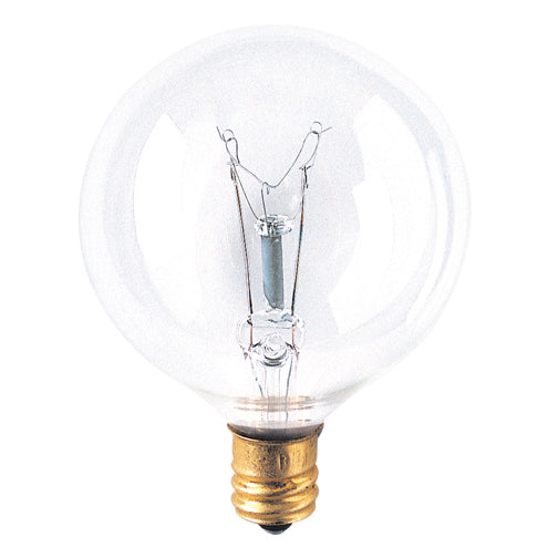 Bulbrite 400115 15CTC/25/3 15W CANDLEABRA TORPEDO CLEAR 130V