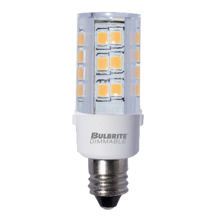 Bulbrite 770595 LED4E12/27K/120/D 4.5W LED E12 CLEAR 2700K 120V DIMMABLE
