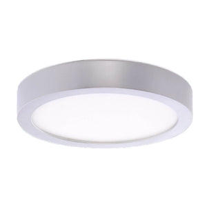 Bulbrite 773131 LED10DL/5/927/SLRD/J/D 10W LED 5.5'' FLUSH MOUNT SILVER ROUND DIMMABLE JA8 2700K 120V