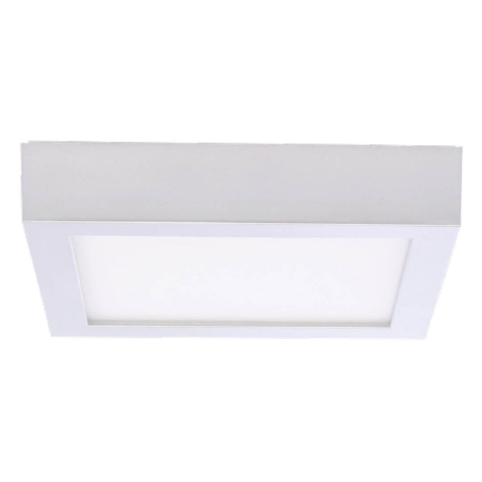 Bulbrite 773138 LED10DL/5/930/SLSQ/J/D 10W LED 5.5'' FLUSH MOUNT SILVER SQUARE DIMMABLE JA8 3000K 120V