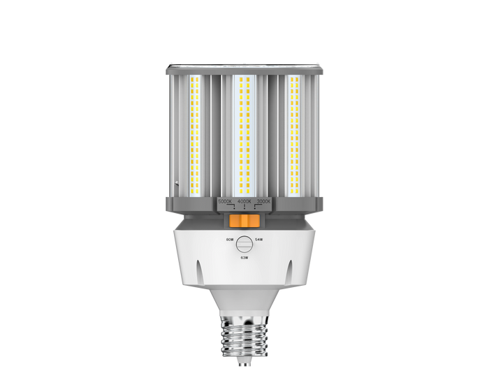 EIKO 12717 LPS80CC/8FCCT/U/EX39 LED HID Corn Cob 80/63/54W 11600LM 80CRI 30/40/50K 120-277V EX39