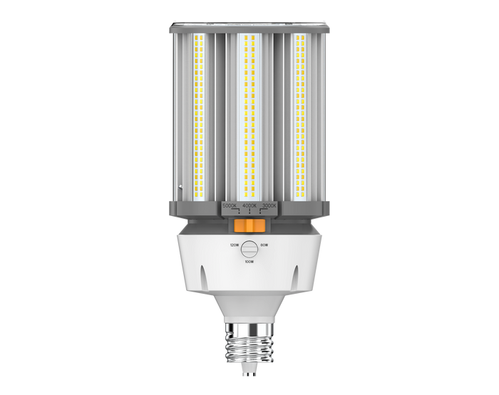 EIKO 12719 LPS120CC/8FCCT/U/EX39 LED HID Corn Cob 120/100/80W 17400LM 80CRI 30/40/50K 120-277V EX39