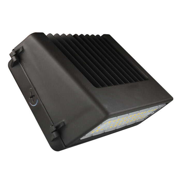 Eiko 11121 WPT-488-40W-850-UD-BZ Full Cutoff Wallpack Trapezoid 4880 Lumens 40 Watts  80 CRI 5000K 120-277 Volts Dimmable Bronze
