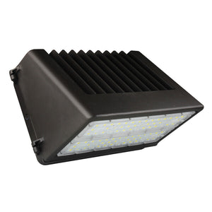 Eiko 11122 WPT-996-80W-840-UD-BZ Full Cutoff Wallpack Trapezoid 9960 Lumens 80 Watts 80 CRI 4000K 120-277 Volts Dimmable Bronze