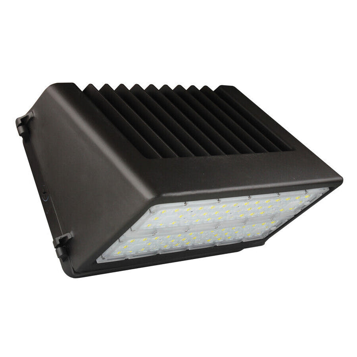 Eiko 11122 WPT-996-80W-840-UD-BZ Full Cutoff Wallpack Trapezoid 9960 Lumens 80 Watts 80 CRI 4000K 120-277 Volts Dimmable Bronze