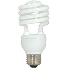 Satco S7236 20T2/E26/5000K/120V 20 Watt T2 Ultra Mini Spiral Lamps CFL 5000K