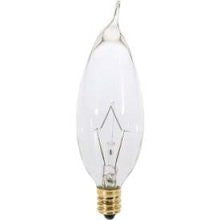 Replacement for Satco A3662 60CA10 60W Incandescent CA10 Candelabra Base 130V - NOW LED