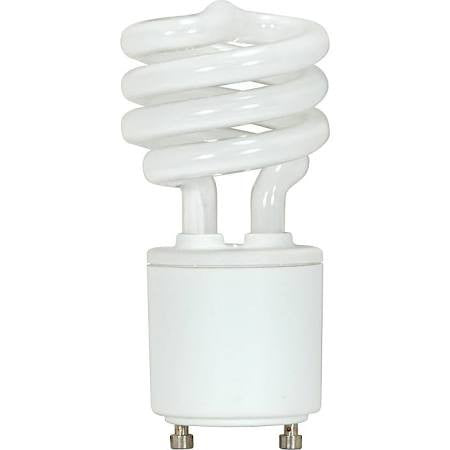 Satco S8201 9T2/GU24/2700K/120V 9W GU24 Base Mini Spiral CFL 2700K