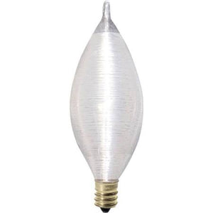 Bulbrite 430125 25C11A C11 Decor Candleabra Light Bulb Amber