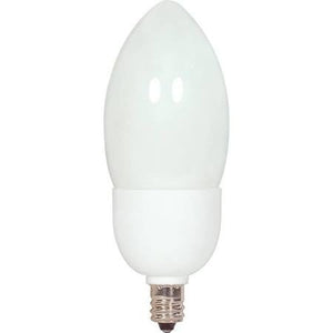 Satco S7311 5CTCFL/E12/2700K/120V 5W Torpedo CFL 2700K E12