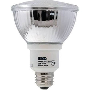 Replacement for Eiko PAR30LN/15/30K Fluorescent PAR30 Long Neck 15W 120V 3000K - NOW LED