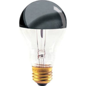 Bulbrite 712160 60A19HM Silver Bowl A19 Half Chrome