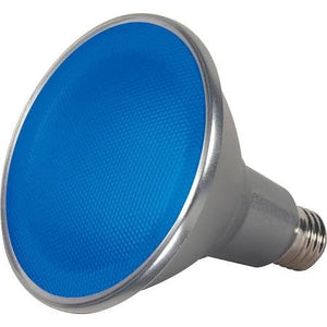 Satco S9482 15PAR38/LED/40'/BLUE 15 Watt PAR38 Medium LED Blue - NOW S29482