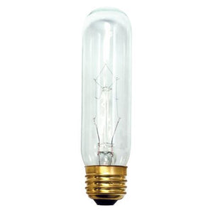 T10 Picture Light Incandescent Bulb - E26 Medium Base - 25W, 40W, 60W - Bulbrite