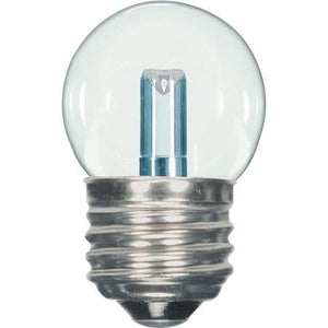 Satco S9160 1.2W S11/CL/LED/120V LED S11 Light bulb 120 Volts 1.2 Watts Medium base 2700K