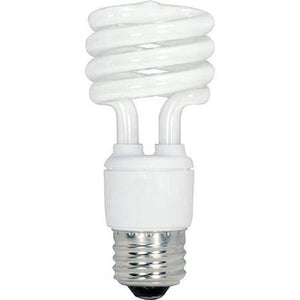 Satco S7268 13T2/E26/2700K/12V 13 watt 12 volt T2 Medium Screw Base 2700K Soft White CFL