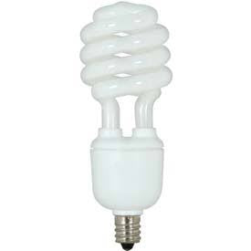 Satco S7365 13T2/E12/4100K/120V 13 Watt Candelabra Base CFL CW 4100K