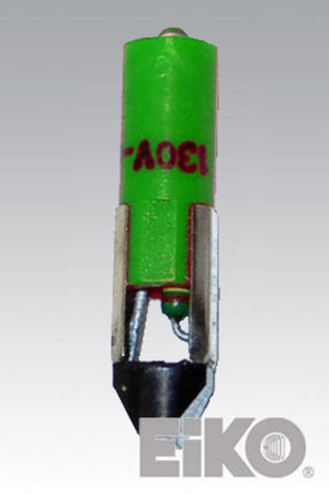 Eiko LED-120-PSB-G 110-130VAC/DC T-2 Slide 5 Green Light Bulb