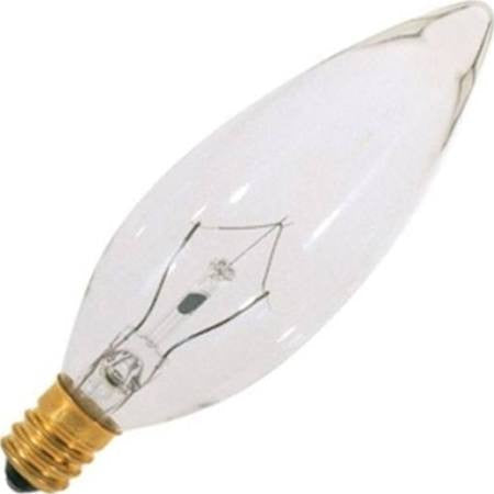Satco A3620 15B9 1/2 15W Candelabra Base 130V