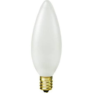 Replacement for Satco A3689 40B9 1/2/W 40W Incandescent Candelabra Base 130V White - NOW LED S21269