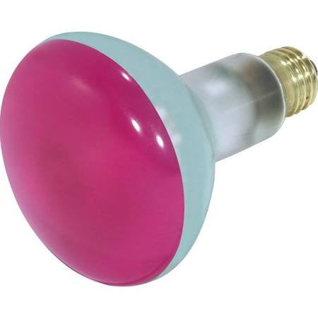 Satco S3213 75W 130 Volt Pink BR30 Medium (E26) Bulb