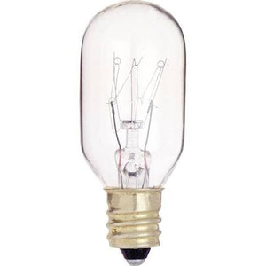 Satco S3905 15T7C 15W Incandescent Candelabra Base E12 Bulb
