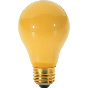 Satco S3859 40W 130V A19 Yellow E26 Base