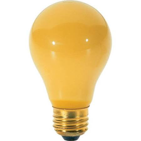 Satco S3859 40W 130V A19 Yellow E26 Base