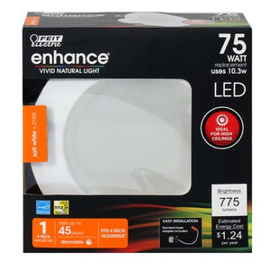 FEIT LEDR4HO/927CA  2700K 10.3 Watts Round LED Downlight - CASE PACK 6 ONLY