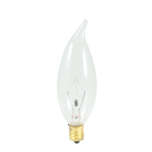 Replacement for Bulbrite 483060 B60CFC 60W CA10 Incandescent E12 Clear - NOW LED 776628